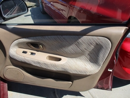 2000 MITSUBISHI MIRAGE DE BURGUNDY 1.8L AT 163759